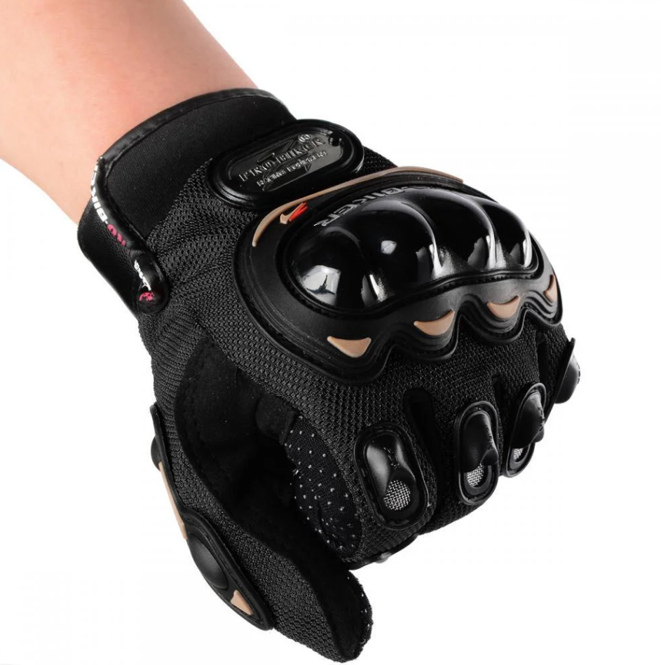 Guantes De Protección Pro Biker Negros