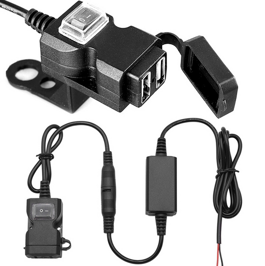 Cargador USB 2 Puertos Importado 24v