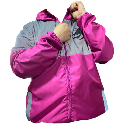 Chaqueta Chaqueta DuoColor Reflectiva Cortavientos Morada