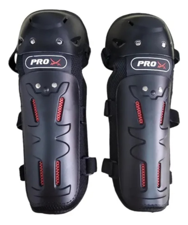Par De Rodilleras Y Coderas Pro X Con Straps Ajustables Para Protección