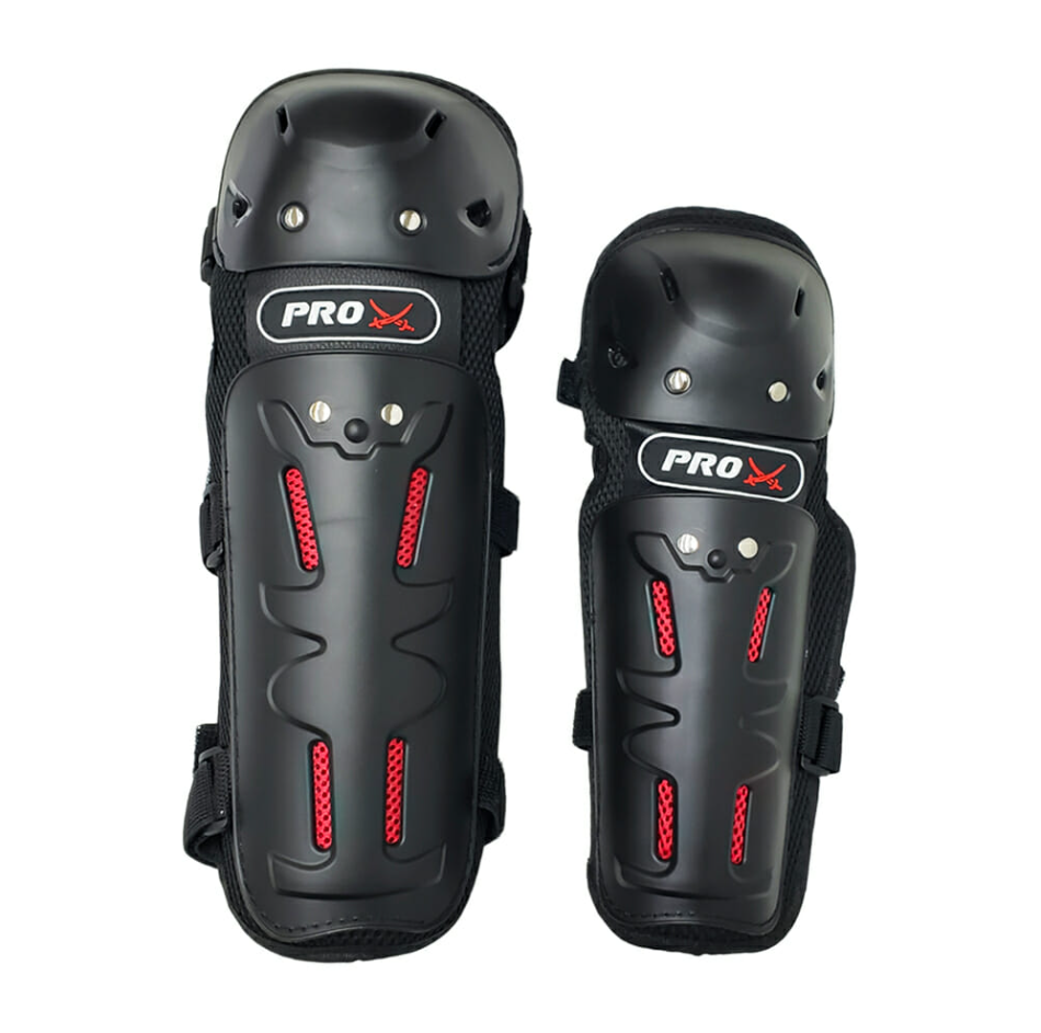 Par De Rodilleras Y Coderas Pro X Con Straps Ajustables Para Protección