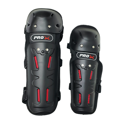 Par De Rodilleras Y Coderas Pro X Con Straps Ajustables Para Protección