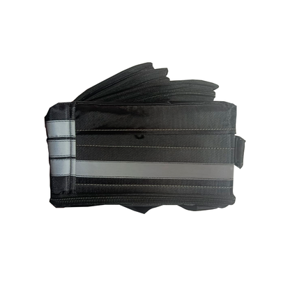 Tank Bag Grande En Lona Con Detalles Reflectivos