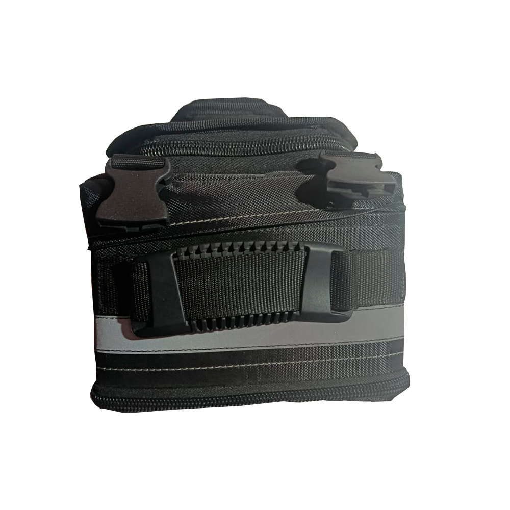 Tank Bag Grande En Lona Con Detalles Reflectivos